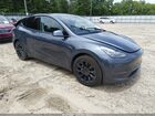2020 Tesla Model Y Long Range Dual Motor All-wheel Drive Gray vin: 5YJYGDEE4LF029310