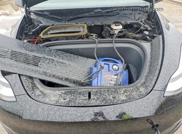 5YJYGDEE4LF055213 2020 TESLA MODEL Черный Вид задней части салона