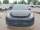 2020 Tesla Model Y Черный vin: 5YJYGDEE4LF055213