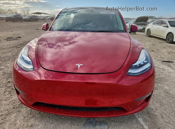 5YJYGDEE4MF232649 2021 TESLA MODEL Красный Вид спереди