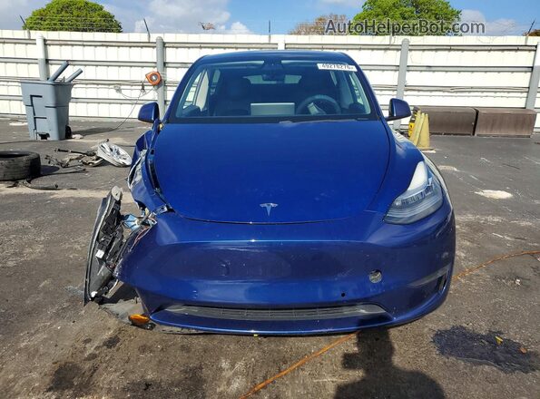 5YJYGDEE5LF010250 2020 TESLA MODEL Синий Вид спереди