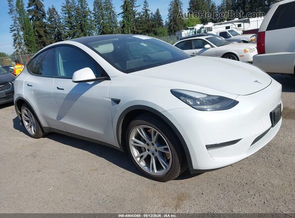 5YJYGDEE5LF015707 2020 TESLA MODEL Y White Przód prawy