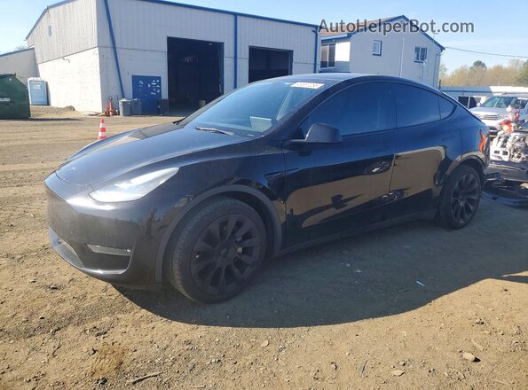5YJYGDEE5MF219196 2021 TESLA MODEL Black წინა მარცხენა ხედი სამი მეოთხედიდან
