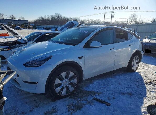 5YJYGDEE5MF279267 2021 TESLA MODEL Белый Передняя левая четверть