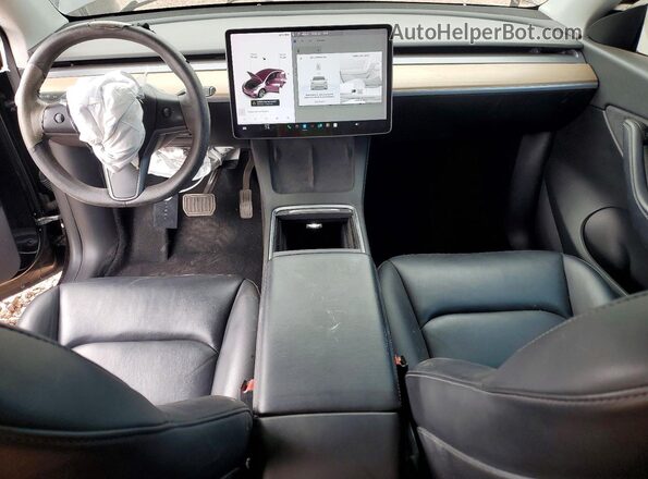 5YJYGDEE5MF297476 2021 TESLA MODEL Black Vista del salpicadero