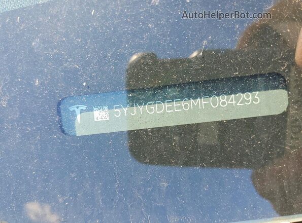 5YJYGDEE6MF084293 2021 TESLA MODEL Черный Вид подкапотного пространства