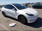 2021 Tesla Model Y Long Range Dual Motor All-wheel Drive White vin: 5YJYGDEE6MF100265