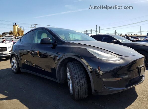 5YJYGDEE6MF144802 2021 TESLA MODEL Black Przód prawy