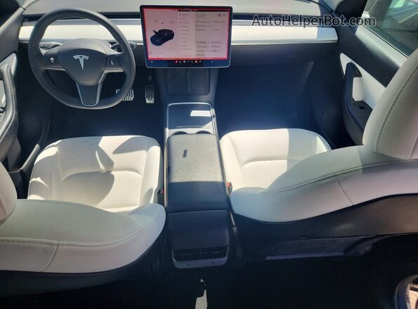 5YJYGDEE6MF201449 2021 TESLA MODEL Black Вид панелі приладів