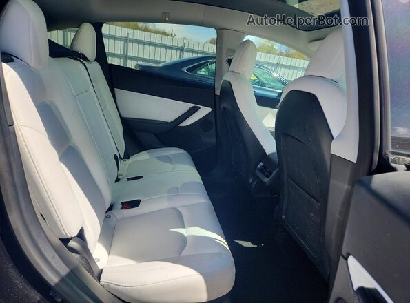 5YJYGDEE6MF201449 2021 TESLA MODEL Black Вид задніх сидінь