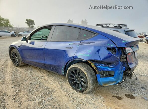 5YJYGDEE7MF200178 2021 TESLA MODEL Синий Задняя левая четверть