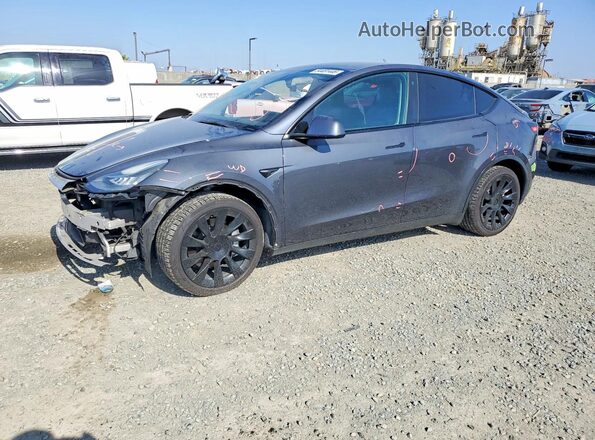 5YJYGDEE7MF218776 2021 TESLA MODEL Gray Vista tres cuartos delantera izquierda
