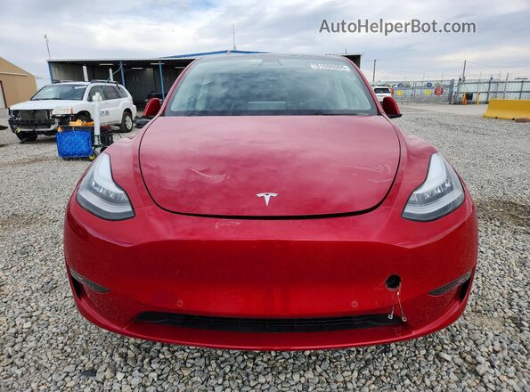 5YJYGDEE7MF265340 2021 TESLA MODEL Красный Вид спереди