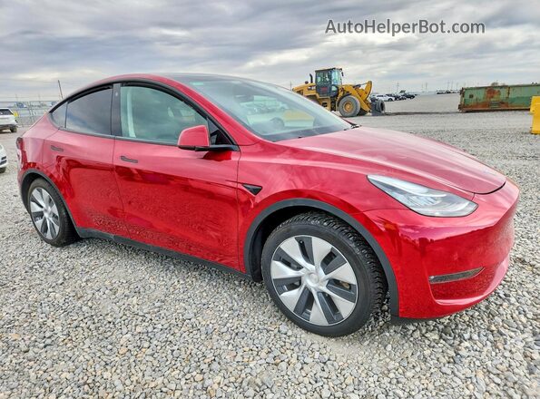 5YJYGDEE7MF265340 2021 TESLA MODEL Красный Передняя правая четверть