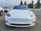 2021 Tesla Model Y White vin: 5YJYGDEE8MF159205