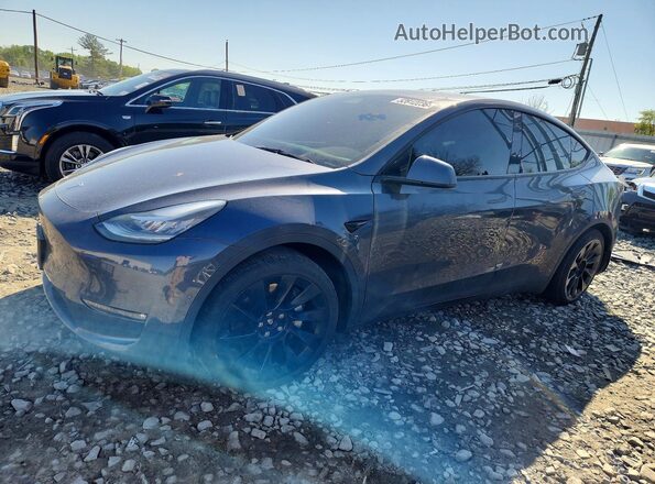 5YJYGDEE8MF200769 2021 TESLA MODEL Gray Передня ліва чверть