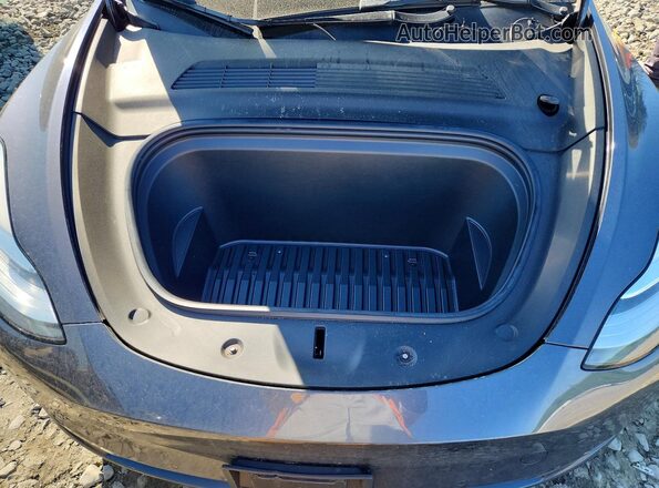 5YJYGDEE8MF200769 2021 TESLA MODEL Gray Вид задньої частини салону