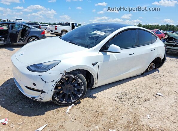5YJYGDEE8MF201369 2021 TESLA MODEL Белый Передняя левая четверть