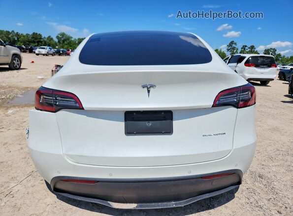 5YJYGDEE8MF201369 2021 TESLA MODEL Белый Вид сзади
