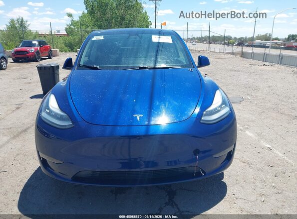 5YJYGDEE9LF008291 2020 TESLA MODEL Y Синий Вид щитка приборов