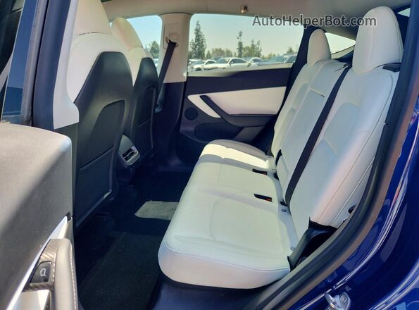 5YJYGDEE9MF067441 2021 TESLA MODEL Синий Вид задней части салона