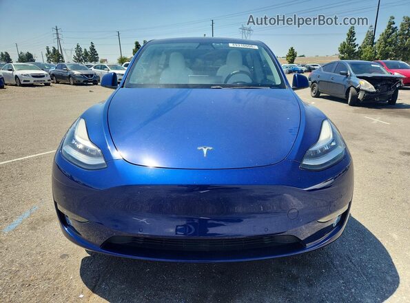 5YJYGDEE9MF067441 2021 TESLA MODEL Синий Вид спереди