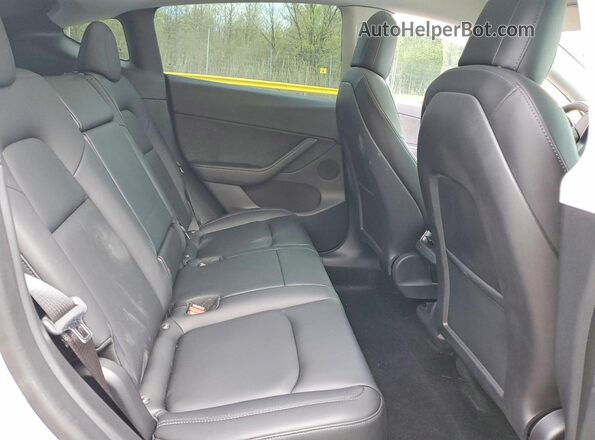 5YJYGDEE9MF113267 2021 TESLA MODEL White უკანა სალონის ხედი
