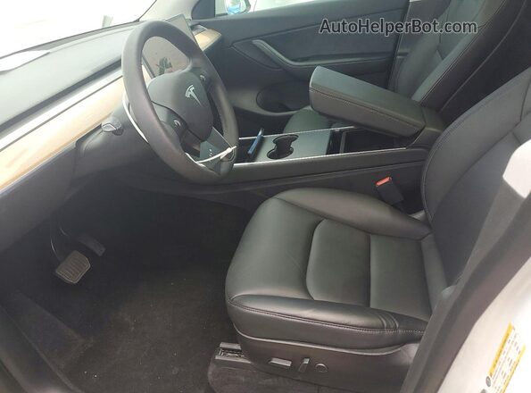 5YJYGDEE9MF113267 2021 TESLA MODEL White წინა სალონის ხედი