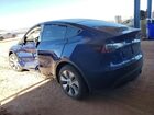 2020 Tesla Model Y Blue vin: 5YJYGDEEXLF027402