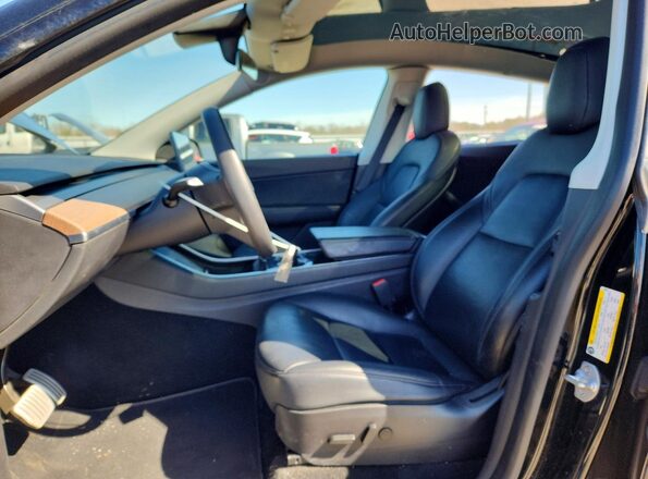 5YJYGDEF0LF049997 2020 TESLA MODEL Черный Вид салона спереди
