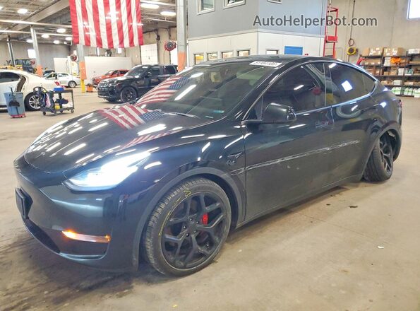 5YJYGDEF1LF012294 2020 TESLA MODEL Черный Передняя левая четверть