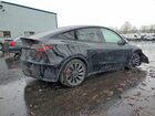 2021 Tesla Model Y Черный vin: 5YJYGDEF4MF215858