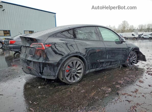 5YJYGDEF4MF215858 2021 TESLA MODEL Черный Задняя правая четверть