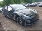 2021 Tesla Model Y Performance Dual Motor All-wheel Drive Gray vin: 5YJYGDEF5MF252000