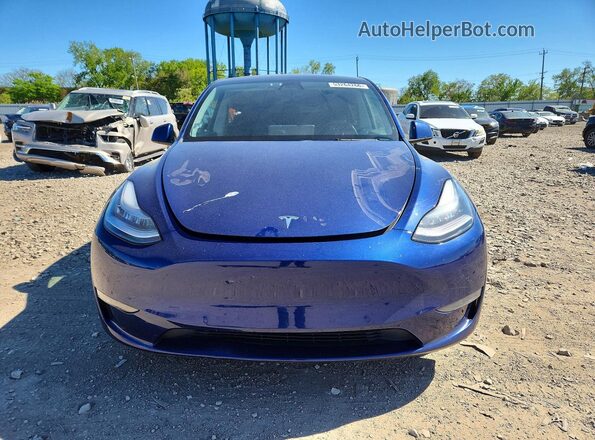 5YJYGDEF6MF083945 2021 TESLA MODEL Синий Вид спереди