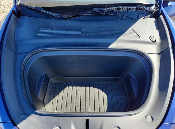5YJYGDEF6MF083945 2021 TESLA MODEL Синий Вид подкапотного пространства
