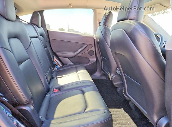 5YJYGDEF6MF083945 2021 TESLA MODEL Синий Вид задней части салона