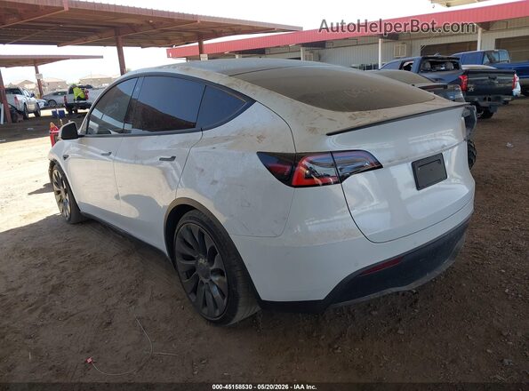 5YJYGDEF6MF092239 2021 TESLA MODEL Y White Trasero izquierdo