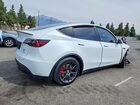 2021 Tesla Model Y Белый vin: 5YJYGDEF6MF134098