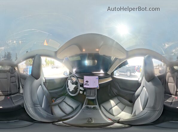 5YJYGDEF6MF134098 2021 TESLA MODEL Белый Панорамный вид салона 360°