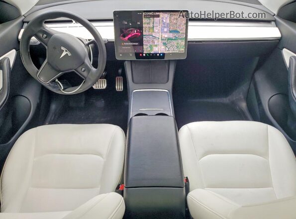 5YJYGDEF6MF270148 2021 TESLA MODEL Black Widok deski rozdzielczej
