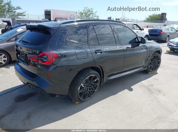 5YM13EC08P9R90428 2023 BMW X3 Черный Задняя правая четверть