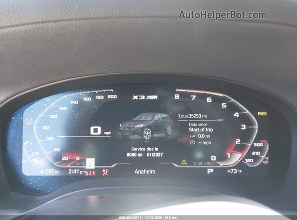5YM13EC08P9R90428 2023 BMW X3 Черный Вид задних сидений