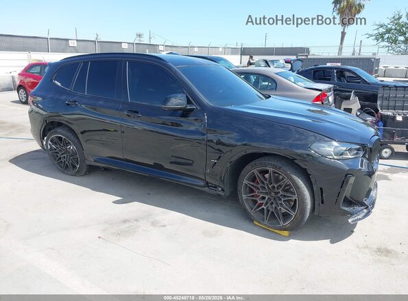 5YM13EC08P9R90428 2023 BMW X3 Черный Передняя правая четверть