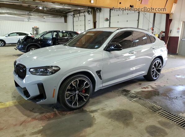 5YM23EC00P9R49439 2023 BMW X4 Gray Առջևի ձախ երեք քառորդ տեսարան
