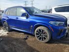 2021 Bmw X5 M Blue vin: 5YMJU0C06M9F60556
