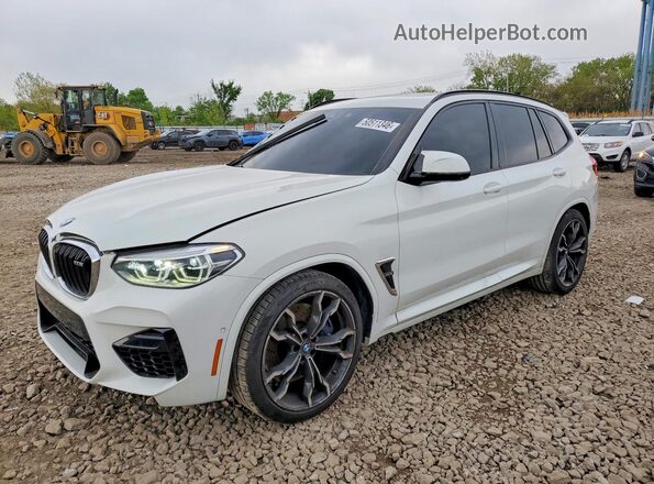 5YMTS0C02LLT10244 2020 BMW X3 White Առջևի ձախ երեք քառորդ տեսարան