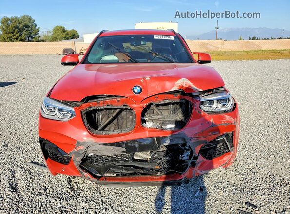 5YMTS0C09LLT11083 2020 BMW X3 Red Вид спереду