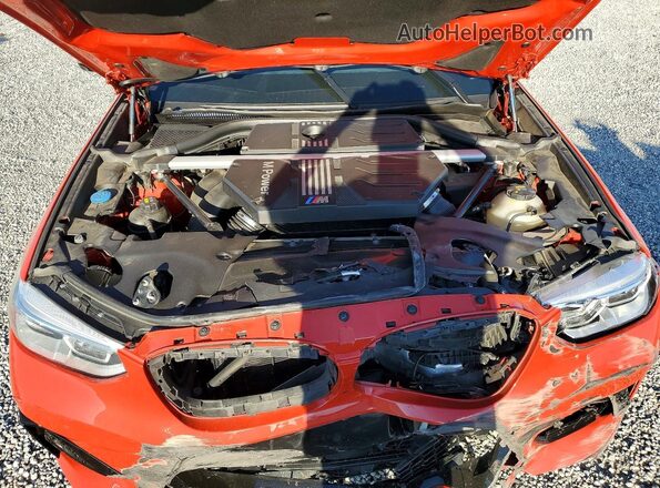 5YMTS0C09LLT11083 2020 BMW X3 Red Вид підкапотного простору