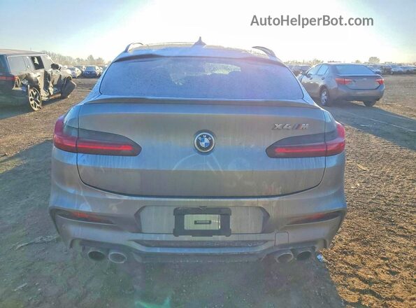 5YMUJ0C02LLU67487 2020 BMW X4 Серебряный Вид сзади